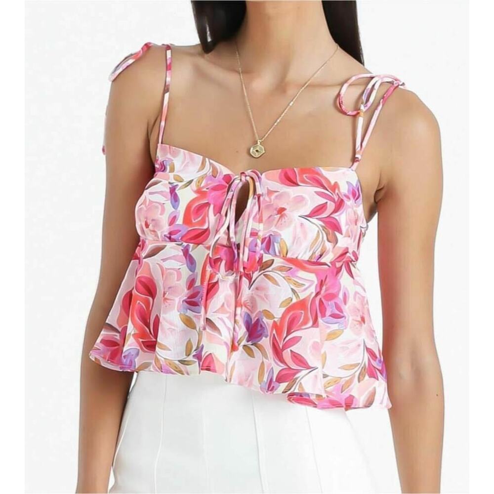 Show Po. Ain't No Sweetie‎ crop Top Pink Size 8 NWT
